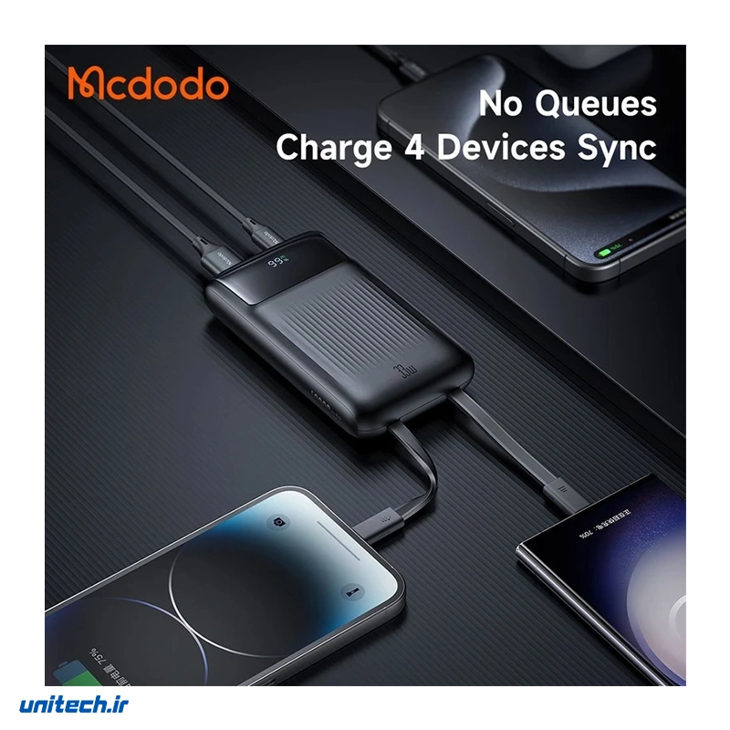 پاوربانک 33 وات مک دودو مدل mc0231 ظرفیت 10000 میلی امپر ساعت9